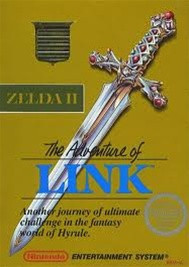 Adventure of Link Gold Nintendo NES Original Game For Sale